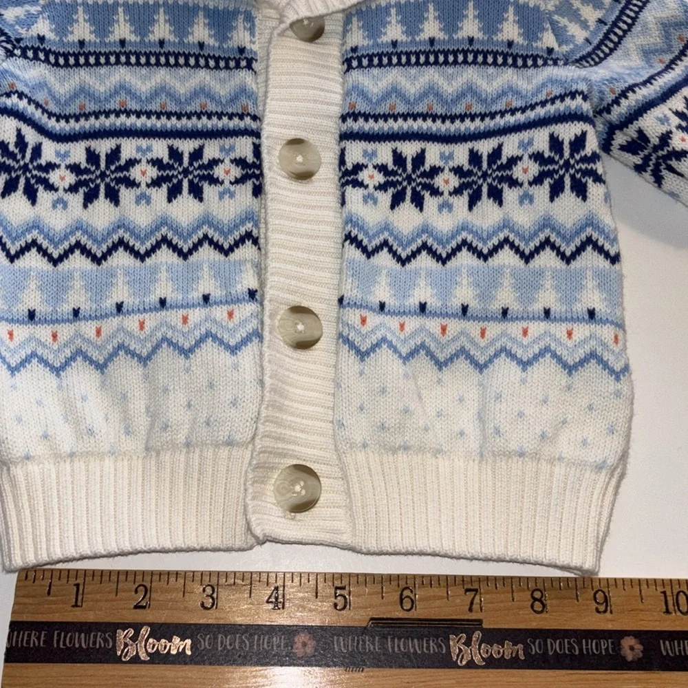 Gymboree intarsia snowflake